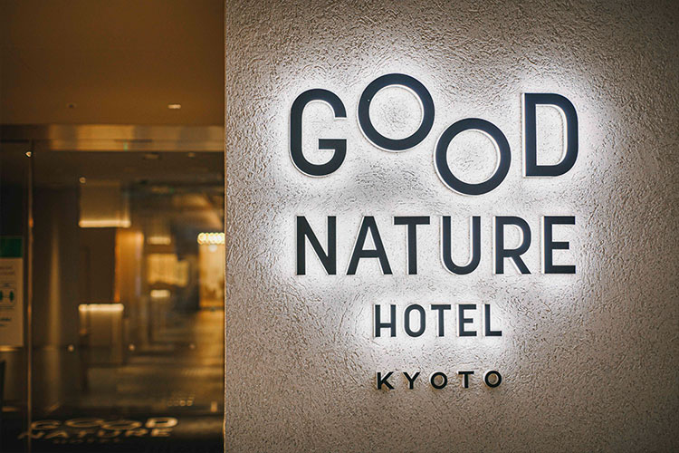 GOOD NATURE HOTEL KYOTOにおけるウォータースタンド設置