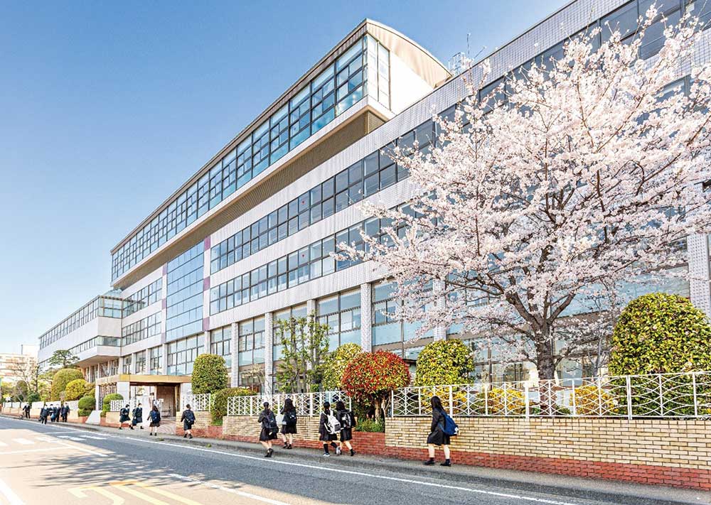 常磐大学高等学校外観